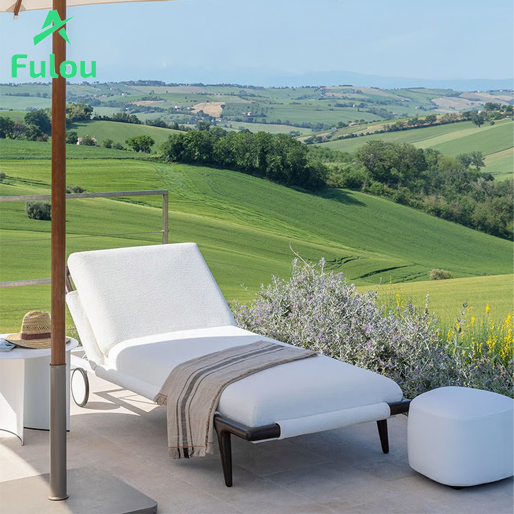 Outdoor Furniture Quick Dry - Современный алюминиевый шезлонг с УФ-защитой, водонепроницаемой