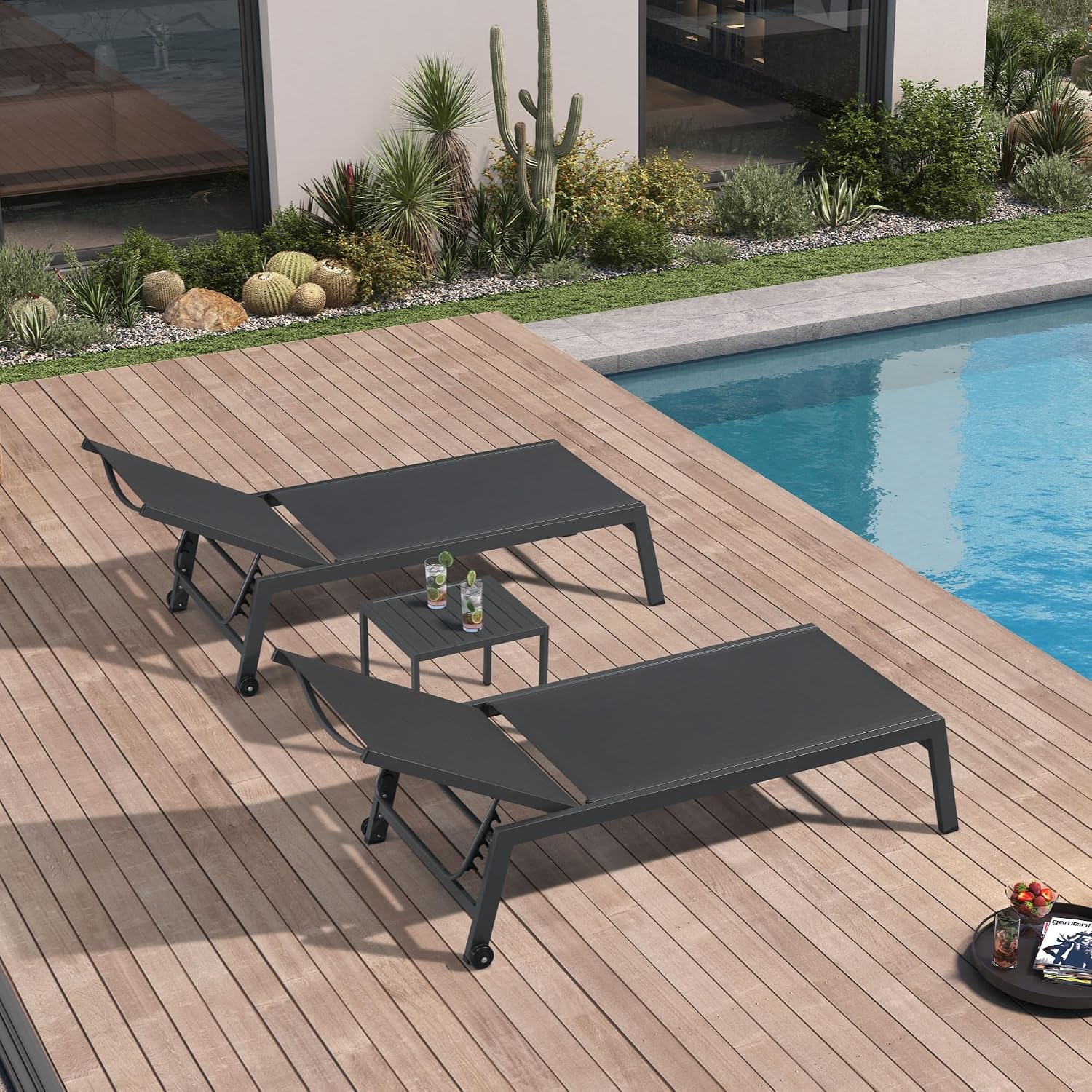 Outdoor Furniture Quick Dry - Широкое кресло для патио, 2 шт.,