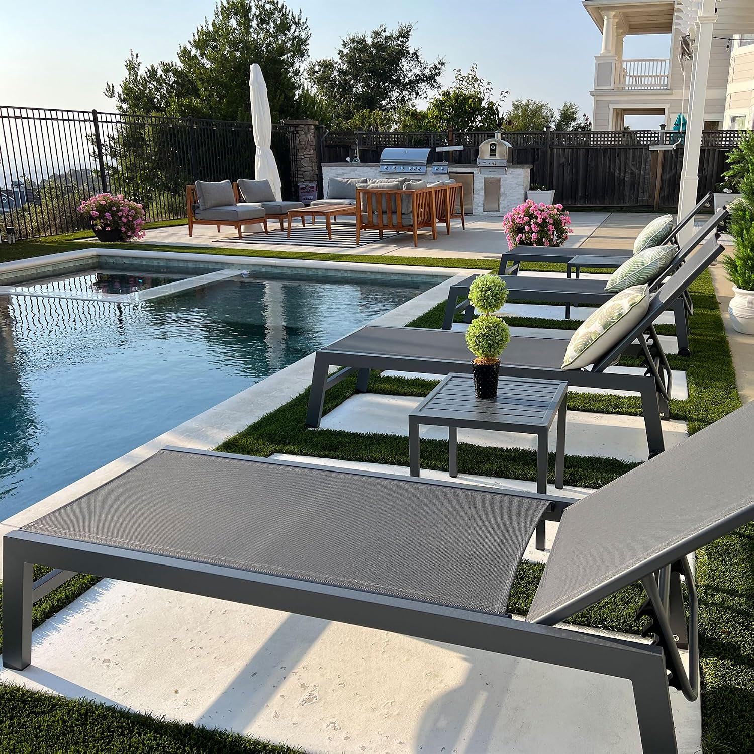 Outdoor Furniture Quick Dry - Быстросохнущий сетчатый комплект уличных кресел для