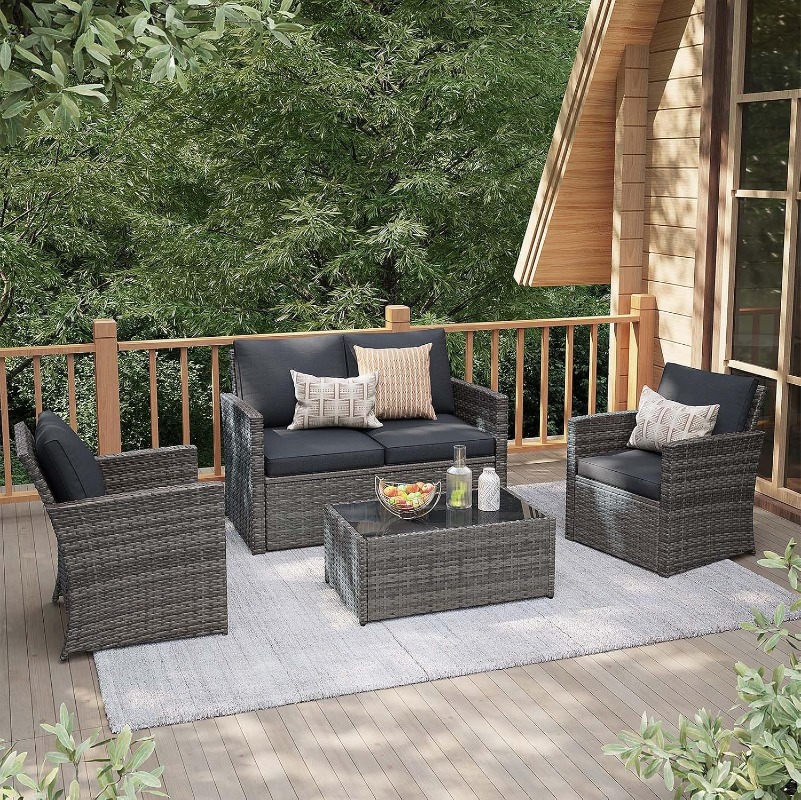 Outdoor Furniture Loveseat - Комплект садовой мебели JOIVI, всепогодный комплект
