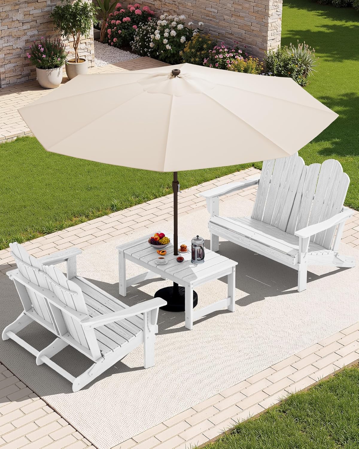Складной двухместный диван Adi – обзор и цена Outdoor Furniture Loveseat