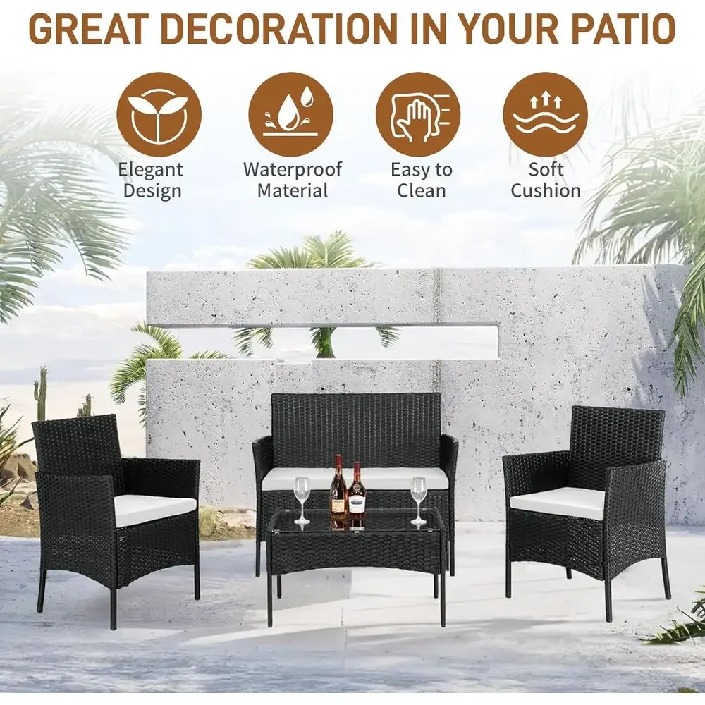 Комплект садовой мебели из 4 п – обзор и цена Outdoor Furniture Loveseat