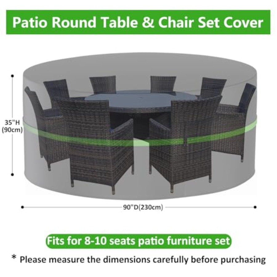 Круглые чехлы для садовой мебе – обзор и цена Outdoor Furniture Covers Waterproof