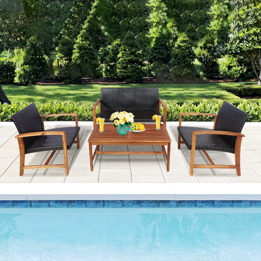 Комплект садовой мебели из рот – обзор и цена Outdoor Furniture Loveseat