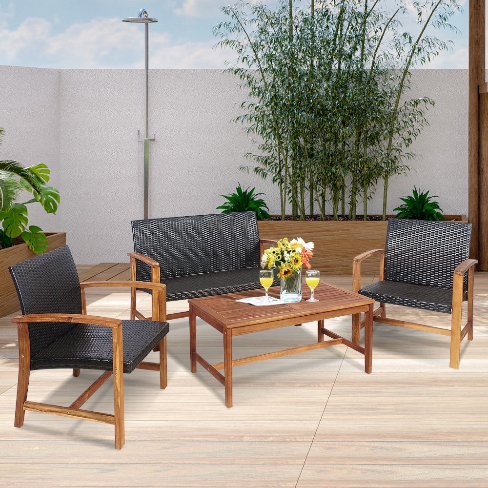 Комплект садовой мебели из рот – обзор и цена Outdoor Furniture Loveseat