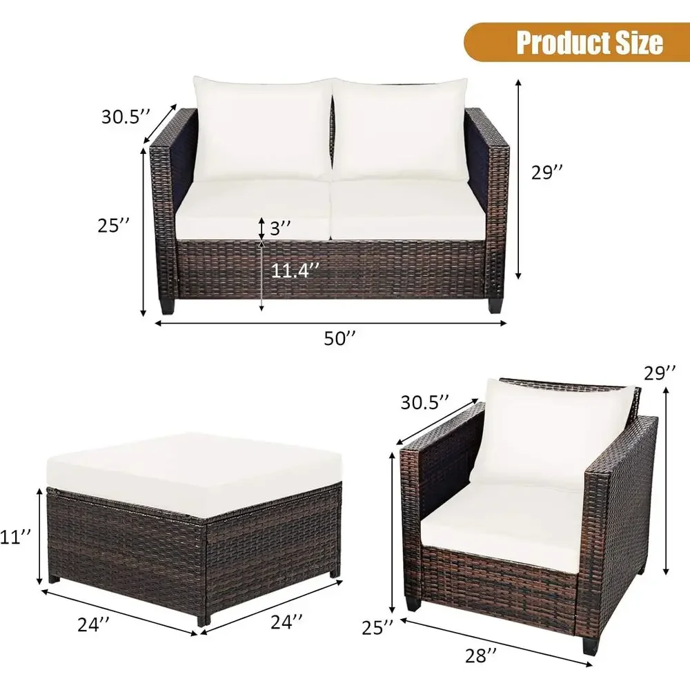Комплект садовой мебели из 5 п – обзор и цена Outdoor Furniture Loveseat