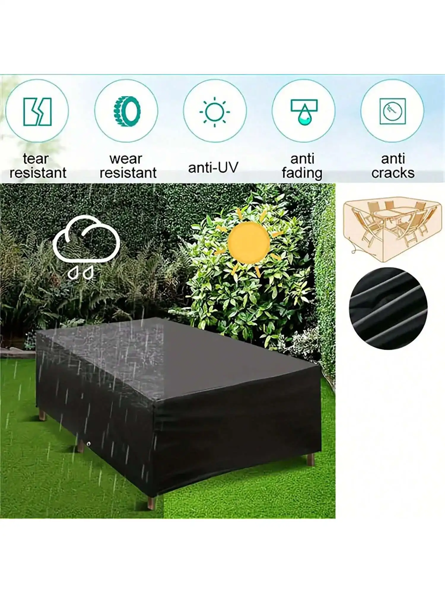 Многоразмерная уличная патио,  – обзор и цена Outdoor Furniture With Covers