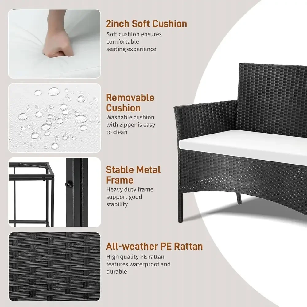 Комплект садовой мебели из 4 п – обзор и цена Outdoor Furniture Loveseat