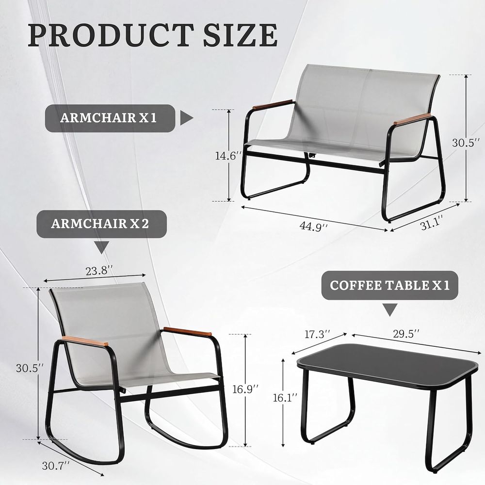 Комплект садовой мебели из 4 п – обзор и цена Outdoor Furniture Loveseat