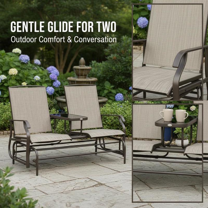 Садовое кресло-качалка для дво – обзор и цена Outdoor Furniture Loveseat