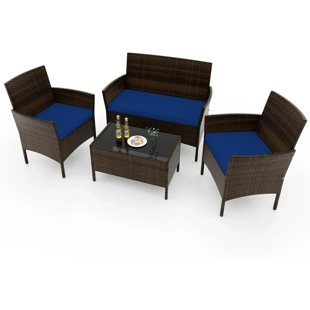 4-местный комплект садовой меб – обзор и цена Outdoor Furniture Loveseat